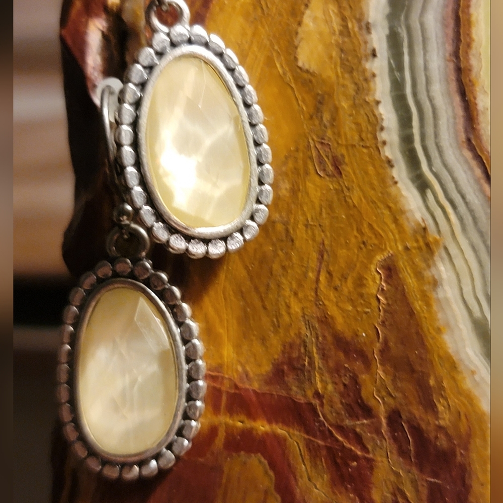 Pair of dangly earrings